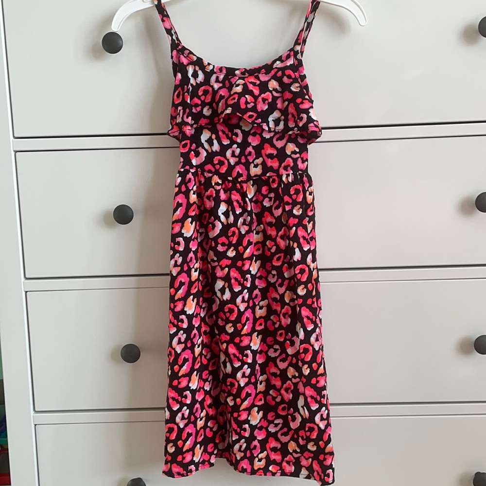 Girls Justice print sun dress.